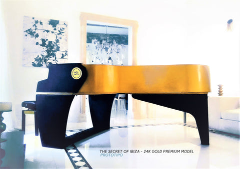 ORIGINAL GOLD EDITION The Secret Of Ibiza 222 cm + 2.000 W. Piano Sound System